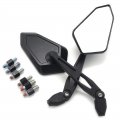Motorcycle Mirrors Rear View Mirror 8mm 10mm Universal Handlebar Compatible With For Kawasaki Kl250 Klr250 1978-2005 Kl650