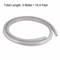 Uxcell T-slot Mount Window Weatherstrip Seal 9mm Bulb Bubble For 5mm Slot 1 Meter Long Gray