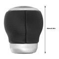 Shifter Knob 6 Speed Gear Shift Manual Artificial Leather Replacement For Black