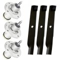 Caltric 52 Spindle Blade Rebuild Kit Compatible With Husqvarna Ts Gt52xls Gt52xlsi 52 Deck