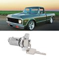 Auto Ignition Cylinder Lock Switch Abs Material 2 Keys Set For C10 C20 C30 Ideal Replacement Old Locks