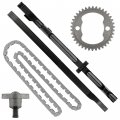 Caltric Cam Timing Chain With Guide Tensioner Sprocket Compatible Honda Trx400x 2x4 2009 2010 2011 2012 2013 2014