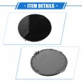 Vekauto Car Tow Hook Eye Hole Cover Cap Compatible For Bmw X5 Sdrive35i 2016-2018 Durable Plastic Black Front Right Bumper