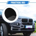 Vekauto Car Tow Hook Eye Hole Cover Cap Compatible For Bmw X5 Sdrive35i 2016-2018 Durable Plastic Black Front Right Bumper