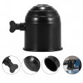 X Autohaux 2pcs Universal Trailer Hitch Ball Cover With Knob Waterproof Dustproof 50mm Id Black For Car Truck Rv Boat