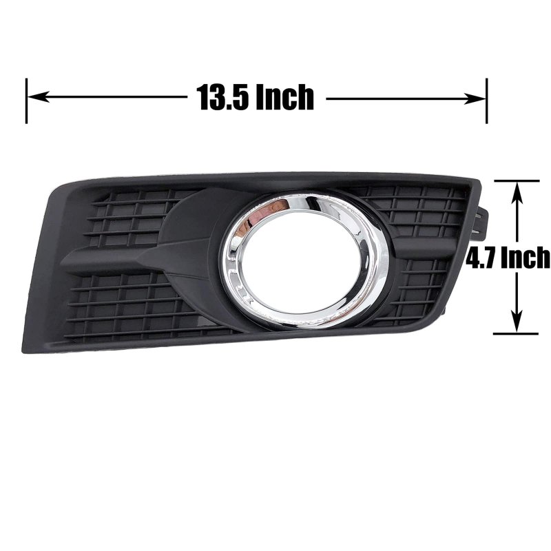 Arcticway Replacement For Fog Light Cover Lamp Bezel Trim Cadillac Srx 2010-2016 Driver Left Side 25778388