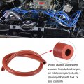 Uxcell Silicone Vacuum Tubing Hose Line Automotive Engine Air Intake Pipe Red Id 14mm 3 28ft Length