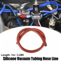 Uxcell Silicone Vacuum Tubing Hose Line Automotive Engine Air Intake Pipe Red Id 14mm 3 28ft Length