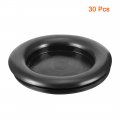 Uxcell Wire Protector Oil Resistant Armature Rubber Grommets 32mm Mounting Dia 30pcs Black