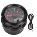 Qiilu 12v Car Tachometer 52mm 2in 7 Colors Led Speedometer Modification Gauge