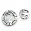 Httmt Mt249-057a- Chrome Keyless Gas Cap Twist Off Fuel Tank Compatible With Yzf R6 All Years