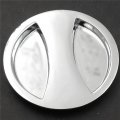 Httmt Mt249-057a- Chrome Keyless Gas Cap Twist Off Fuel Tank Compatible With Yzf R6 All Years