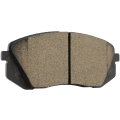 Front D1295 Ceramic 4pcs W Hardware Disc Brake Pad Set