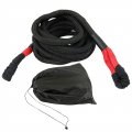 7 8 In X 30 Ft 28660lbs Kinetic Recovery Tow Rope With 2 Soft Shackles Heavy Duty Stretch Nylon Towing Ropes For Offroad