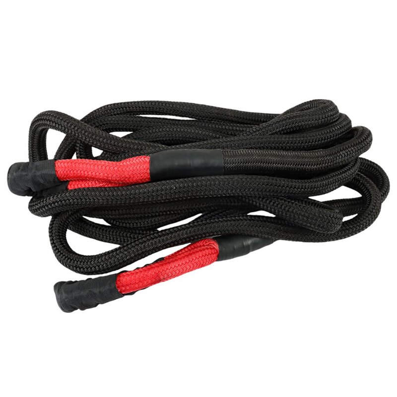 7 8 In X 30 Ft 28660lbs Kinetic Recovery Tow Rope With 2 Soft Shackles Heavy Duty Stretch Nylon Towing Ropes For Offroad
