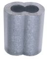 Loos Cableware Sl1-10 Aluminum Duplex Oval Crimping Sleeve Set For 5 16 Diameter Wire Rope Piece 