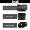 90 Degree 6an Flare To Orb Port Male Fuel Pump Rail Adapter Swivel Fitting Adapters With O Ring For Car Aluminum Alloy Black