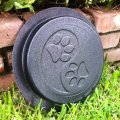 Yin Yang Paw Stepping Stone Mold Abs Plastic For Concrete Or Cement 