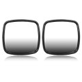 Truck Side Hood Mirrors 2 Pcs Lower Lens Fit For 2003-2017 Freightliner M2 100 106 112 114sd Heated Chrome Housing 