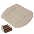Front Seat Cover Car Replacement Cushion Pad Pu Leather Protector Mat Waterproof For 4 Door Sedan Suv Beige