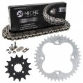 Niche Drive Sprocket Chain Combo For Honda Trx400x Front 14 Rear 39 Tooth 520v O-ring 100 Links