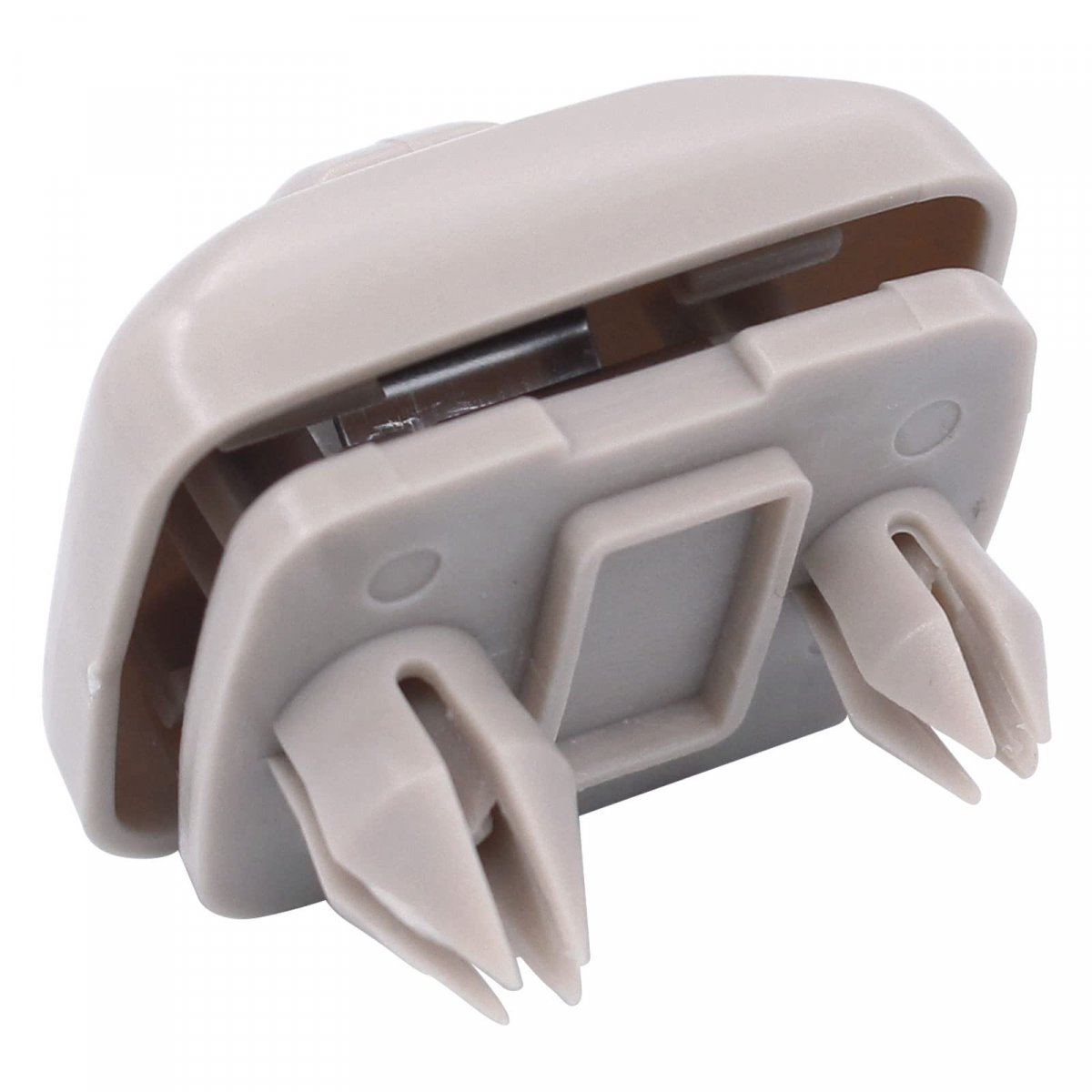 Pack Of 2 Beige Sun Visor Clip Replacement Retainer