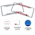 University Of Nebraska Nu Huskers Metal License Plate Frame For Front Or Back Car Officially Licensed Mascot