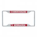 University Of Nebraska Nu Huskers Metal License Plate Frame For Front Or Back Car Officially Licensed Mascot 