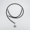Whirlpool W10044609a Genuine Oem Hose Kit For Steam Dryers 5 Feet Black Accessories A Replaces 211053 4392905r 661592 687104