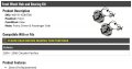 Front Wheel Hub And Bearing Kit 2 Piece Compatible With 2004-2006 Chrysler Pacifica