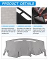 Cartist Dashboard Cover Custom Fit For Dodge Grand Caravan 2011-2020 Chrysler Town Country 2011-2016 Accessories Dash Mat Pada