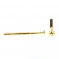 Prime-line Wood Screw Flat Head Phillips 10 X 2-1 2 In Solid Brass Pack Of 50