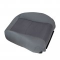 Secosautoparts Passenger Bottom Top Lean Back Gray Cloth Seat Cover Compatible With Dodge Ram 1500 2500 2013 2014 2015 2017