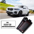Car Center Console Organizer For Bmw X5 G05 X6 G06 X7 G07 2019 2020 2021 2022 Central Armrest Storage Box Tray With Rubber Mats