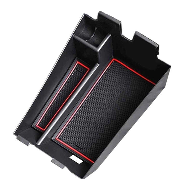 Car Center Console Organizer For Bmw X5 G05 X6 G06 X7 G07 2019 2020 2021 2022 Central Armrest Storage Box Tray With Rubber Mats