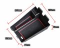 Car Center Console Organizer For Bmw X5 G05 X6 G06 X7 G07 2019 2020 2021 2022 Central Armrest Storage Box Tray With Rubber Mats