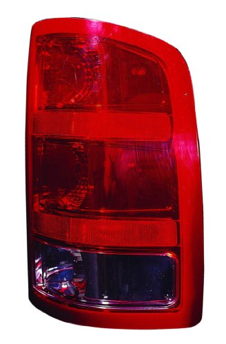 Gm2801208c Rear Passenger Side Rh Led Tail Light Assembly Red Color With Clear Lens Waterproof Replacement Auto Part