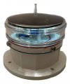 Solar Dock Warning Light 360 Degree Super Bright Waterproof Led For Marine Applications Constant On Or Flashing White 