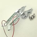 Xkh- Replacement Of Motorcycle Custom Chromed Flame Shape Led Turn Signal Integrate Mirrors For All Honda Kawasaki Suzuki