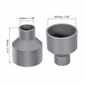 Uxcell Pvc Dwv Reducing Coupling Schedule 40 Gray 32mm X 63mm Socket