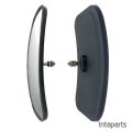 2 Pcs Kit 12-7 8 X 7-1 4 Convex Mirror With Stainless Steel Mounting Clamps Fit On Tractor Loader Rtv Utv