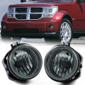 Fog Lights Assembly For 06-09 Dodge Charger 08-10 Challenger With Bulbs Left Right Bumper Driving Lamps Smoky Lens