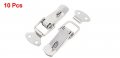 Uxcell 10pcs Metal Suitcase Spring Load Straight Loop Draw Latch