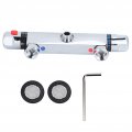 Thermostatic Mixer Valve Wall Mount Bathroom Shower Trim Exposed Faucet With Constant Temperature Water For Rv Clawfoot Tub