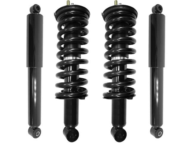 Front And Rear Strut Coil Spring Shock Absorber Assembly Kit 4 Piece For 2005-2015 Nissan Xterra Rwd