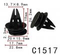 Autobahn88 Shock Absorber Fixing Clip Compatible With Bmw 5 Series E34 E39 Oem 7131480419 Pack Of 20