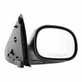 Ford F-150 1997-2002 Door Mirror Passenger Side Manual Folding Non-heated Contour Style All Cab Types New Body Chrome For 