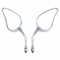 Hongk- Aluminum Mirrors Compatible With Sportster Low Glide Fxrs Fxrt Softail Chromed Custom B01c0sseaw