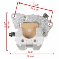 Caltric Front Left Brake Caliper With Pads Compatible Yamaha 4wv-2580t-10-00