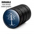 The Lord Of Rings Tree Gondor Motorcycle Bicycle Bike Tire Rim Wheel Aluminum Valve Stem Caps